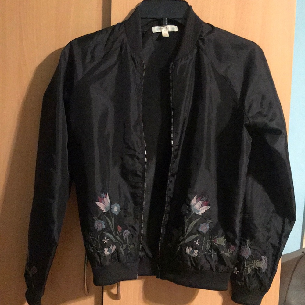 Floral Bomber Jacket